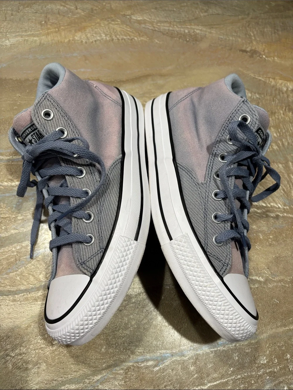 Converse Chuck Taylor All Star Malde Light Blue with Pink Size Men’s 9 Women’ 11